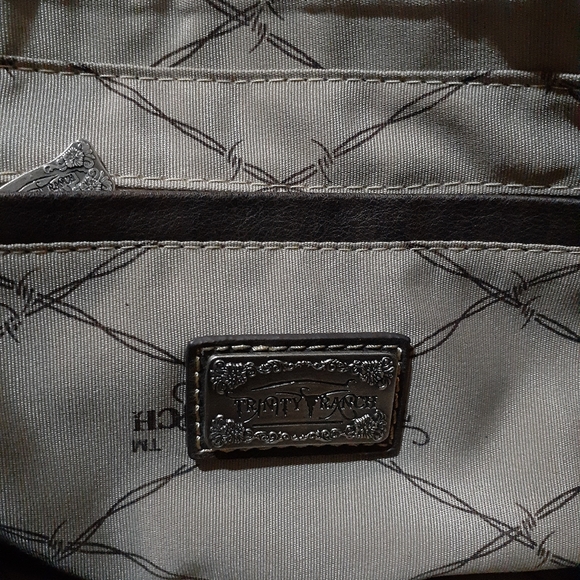 Trinity Ranch Embellished Hair on Hide Shoulder Bag - Picture 7 of 9
